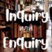 Inquiry и Enquiry