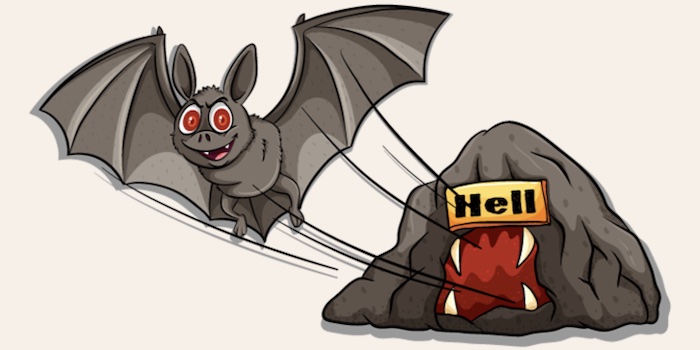 Like a bat out of hell