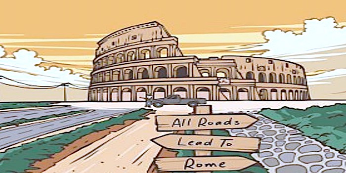 All roads lead to Rome