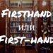 Firsthand и First-hand