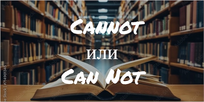 Cannot и Can Not